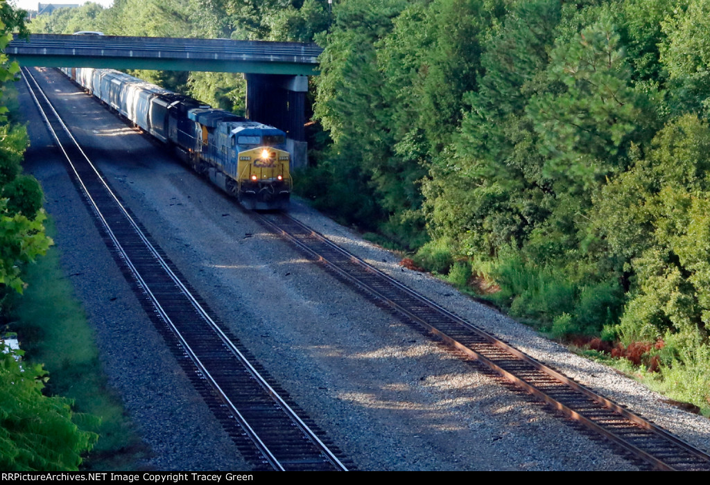 CSX Freight Under Gervais St. Overpass